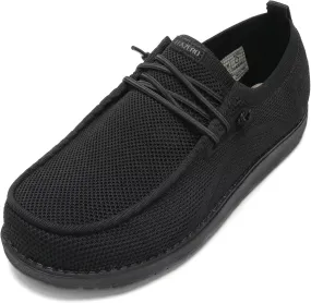 1TAZERO Wide-Shoes for Men-Slip on Walking-Loafers Casual-Shoes - Wide Width Comfortable Orthopedic Shoes for Men with Arch Support for Plantar Fasciitis