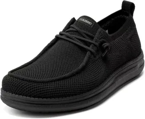 1TAZERO Wide-Shoes for Men - Toe-Box Walking Shoes with Arch Support