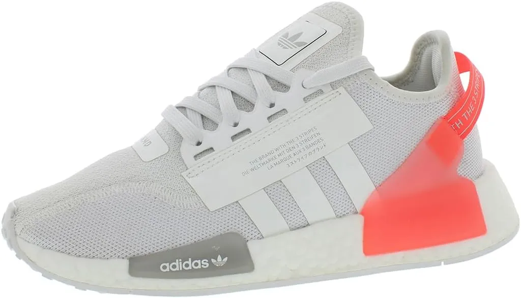 adidas Kids Girls NMD_R1.V2 Lace Up Sneakers Shoes Casual - White - Size 6.5 M