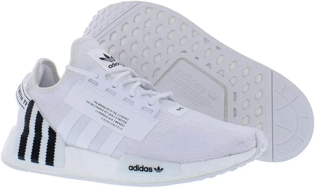 adidas NMD_R1.V2 Mens Shoes, Color:Black/Red