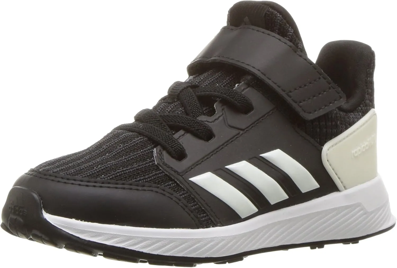 adidas Originals Baby Rapidarun Running Shoe, Black/Cloud White/Carbon, 8K M US Toddler