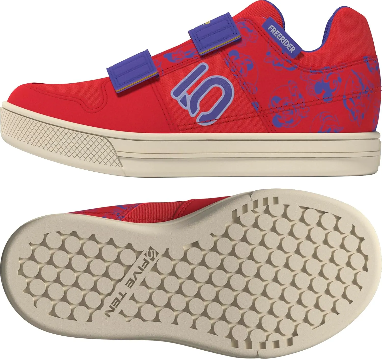 adidas Unisex-Child Five Ten X Disney Freerider VCS Bike Shoes (Little Big Kid) Sneaker