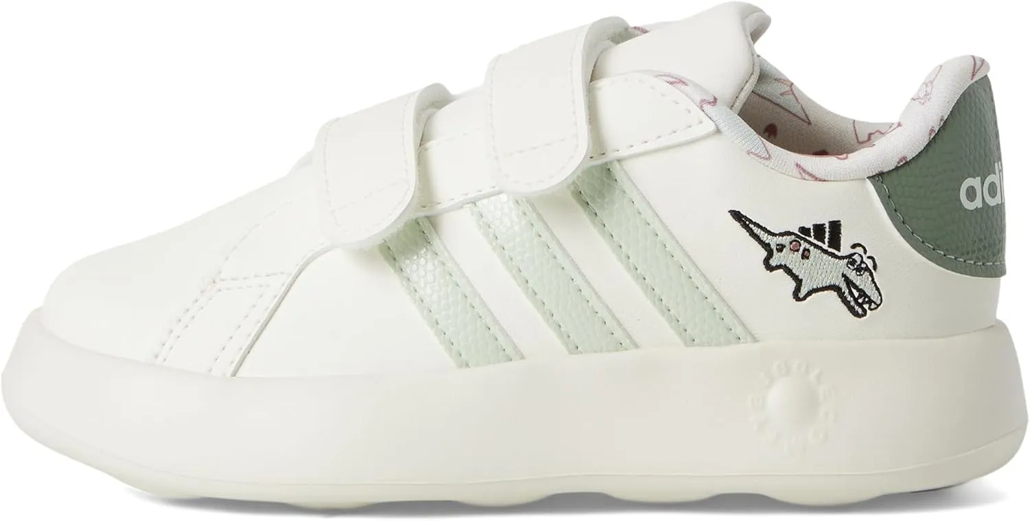 adidas Unisex-Child Grand Court Dino Sportswear Shoes (Toddler) Sneaker
