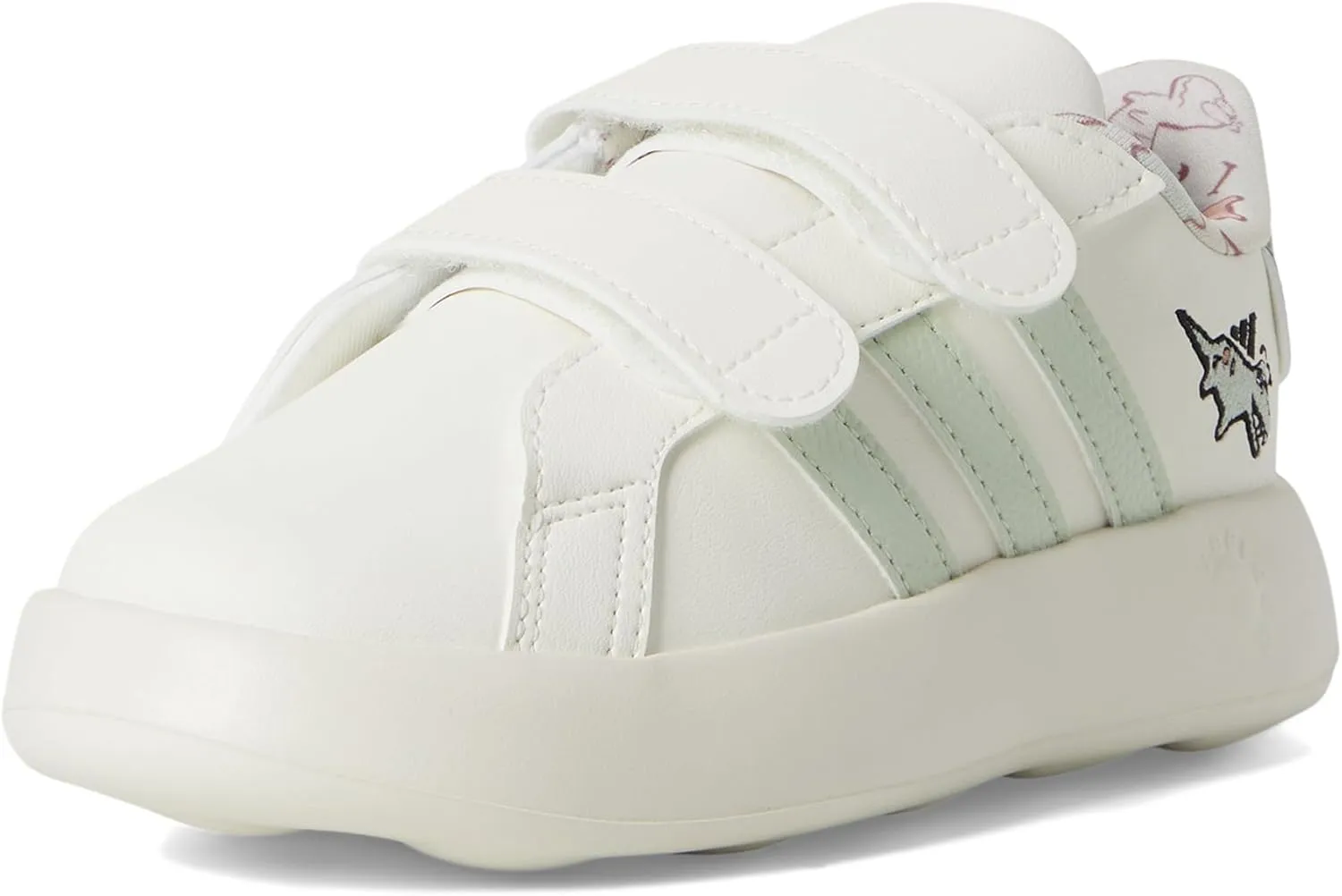 adidas Unisex-Child Grand Court Dino Sportswear Shoes (Toddler) Sneaker