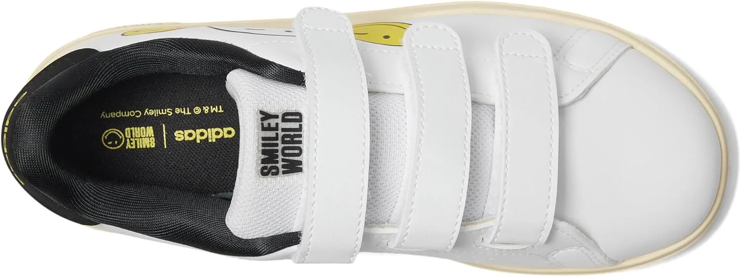 adidas Unisex-Child Smiley World Advantage Sportswear Shoes (Little Kid) Sneaker
