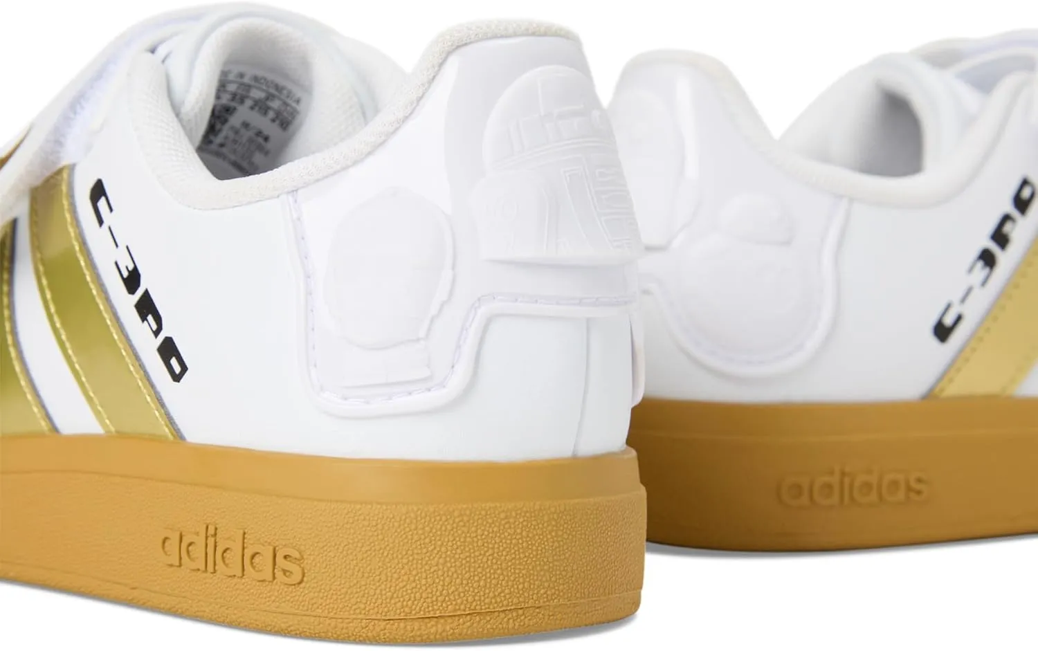 adidas Unisex-Child Star Wars Droids Grand Court 2.0 Elastic Lace Sportswear Shoes (Little Kid) Sneaker