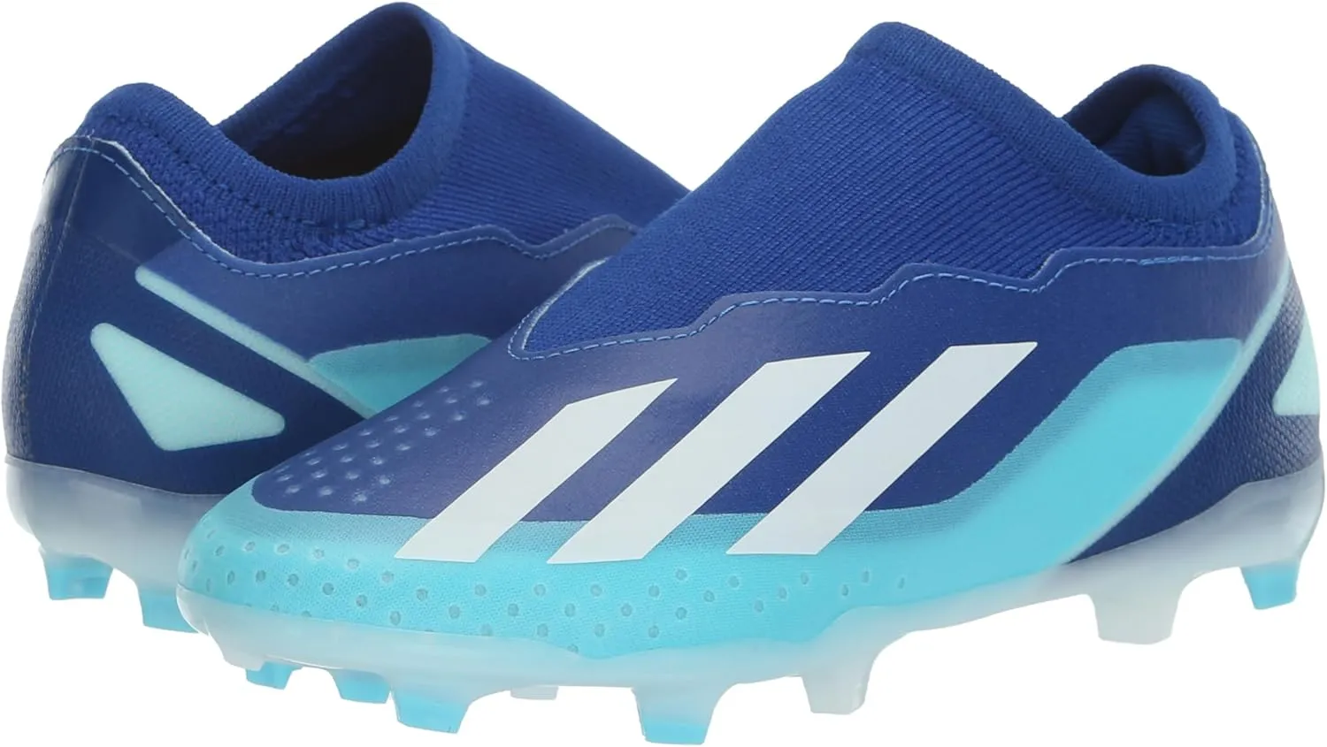 adidas Unisex-Child X Crazylight.3 Laceless Firm Ground Shoes Sneaker