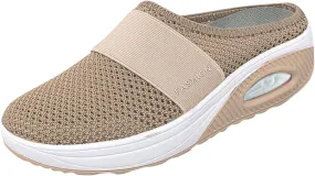 AMDBEL Sneakers for Women Trendy 2024 Air Cushion Slip-On Walking Shoes Orthopedic Walking Shoes Sandals with Arch Support