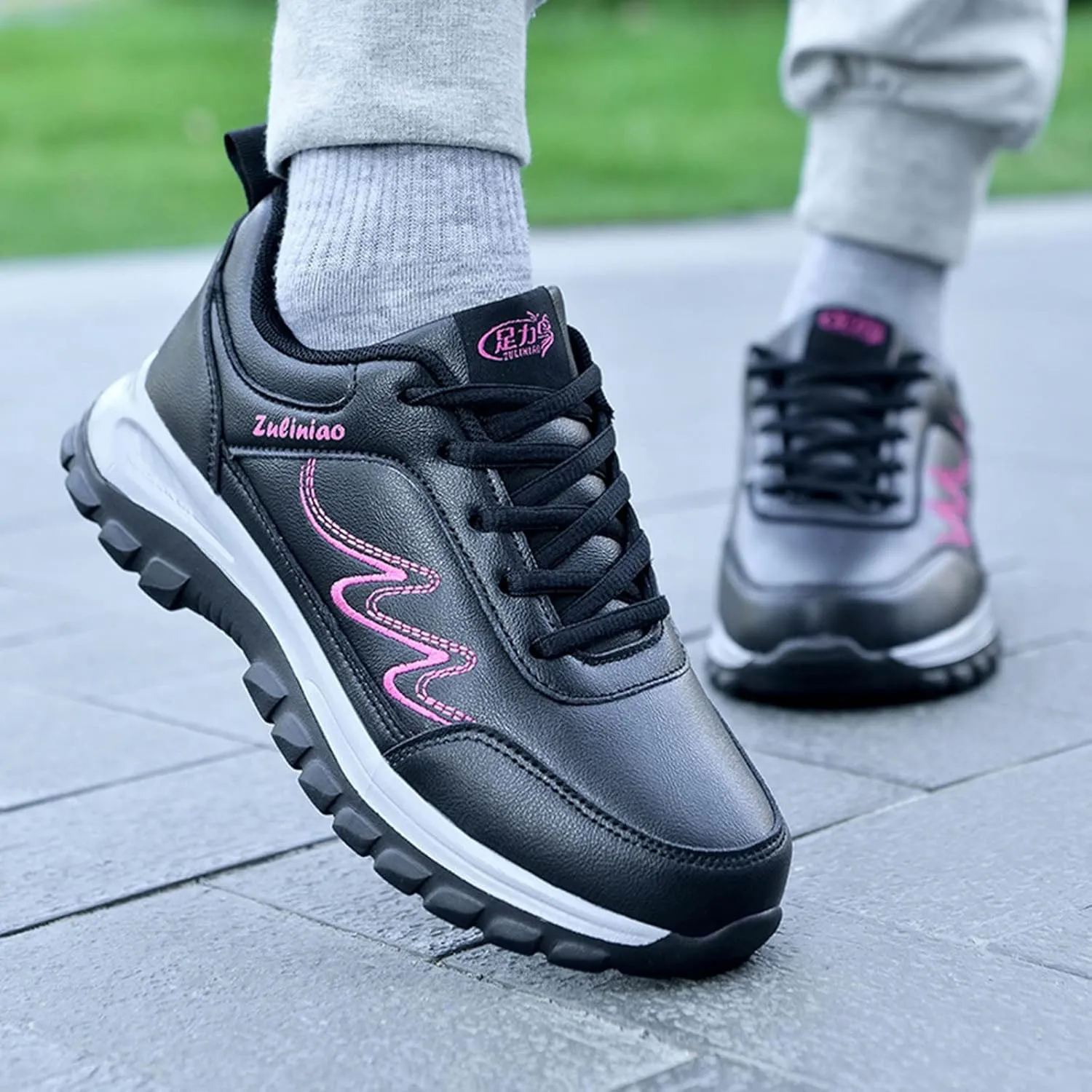Arch Support Trekking Shoes for Women Non Slip Cushion Fashion Running Tennis Shoes Orthopedic Shoe for Women