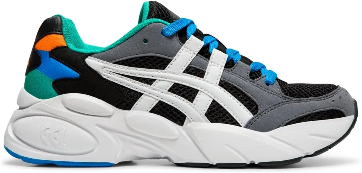 ASICS Kid's GEL-BND Shoes, 6, BLACK/WHITE