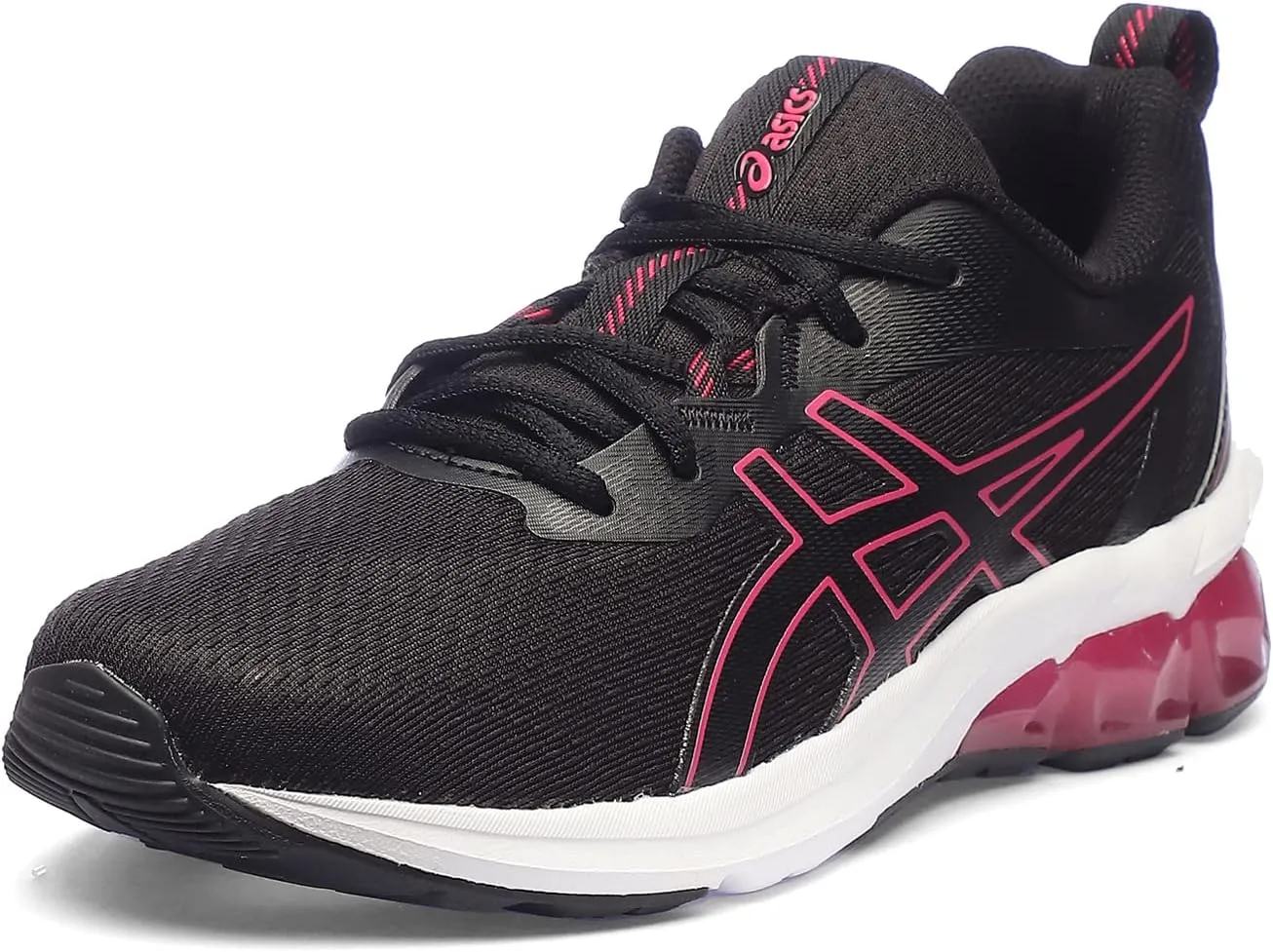 ASICS Women's 1202A384.002 Running Shoes Gel Quantum 90 IV Black/Pink Rave US Size 7.5