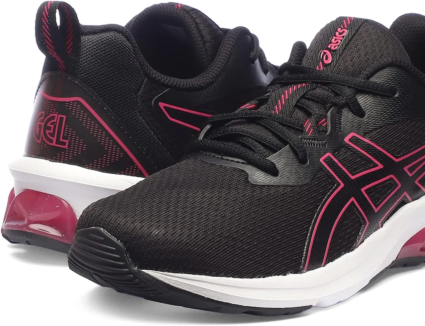 ASICS Women's 1202A384.002 Running Shoes Gel Quantum 90 IV Black/Pink Rave US Size 7.5