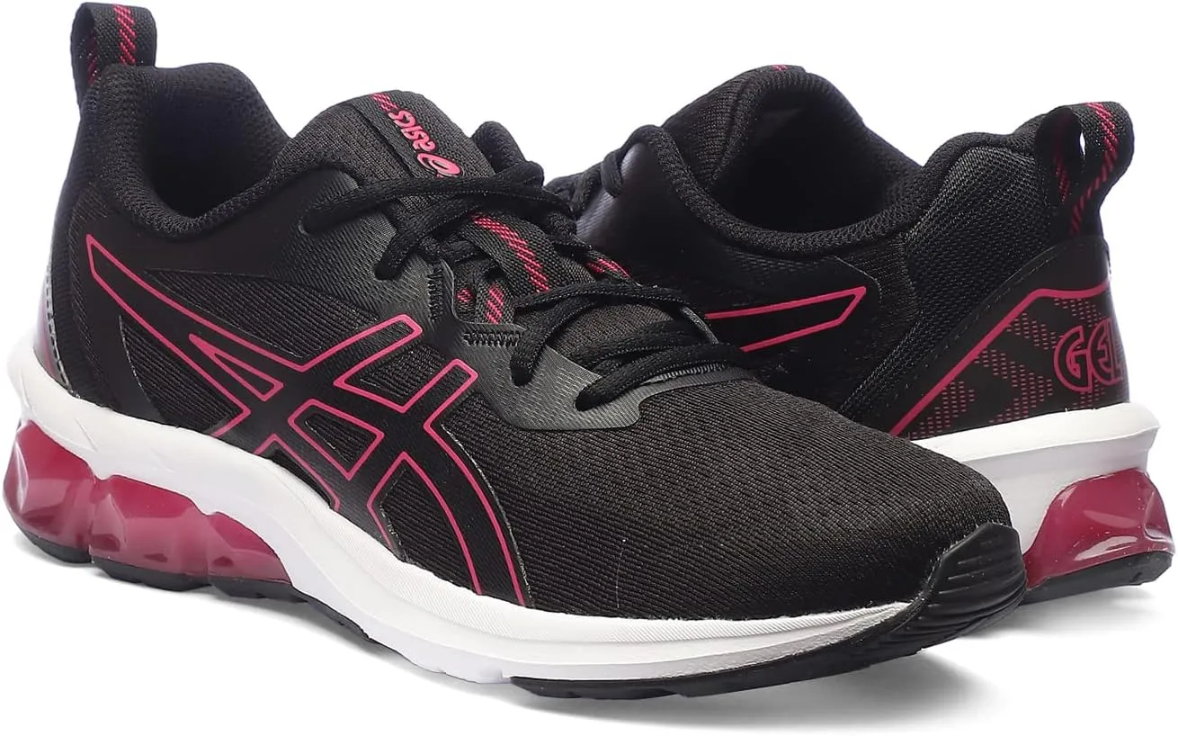 ASICS Women's 1202A384.002 Running Shoes Gel Quantum 90 IV Black/Pink Rave US Size 7.5