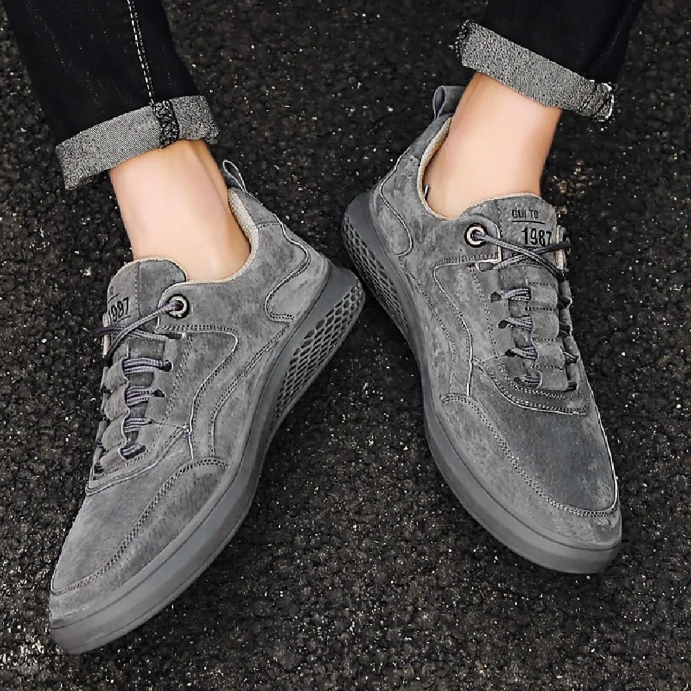Asifn Mens Casual Walking Shoes Breathable Soft Sneakers Lightweight Non-Slip Driving Shoes Fashion Work Shoes