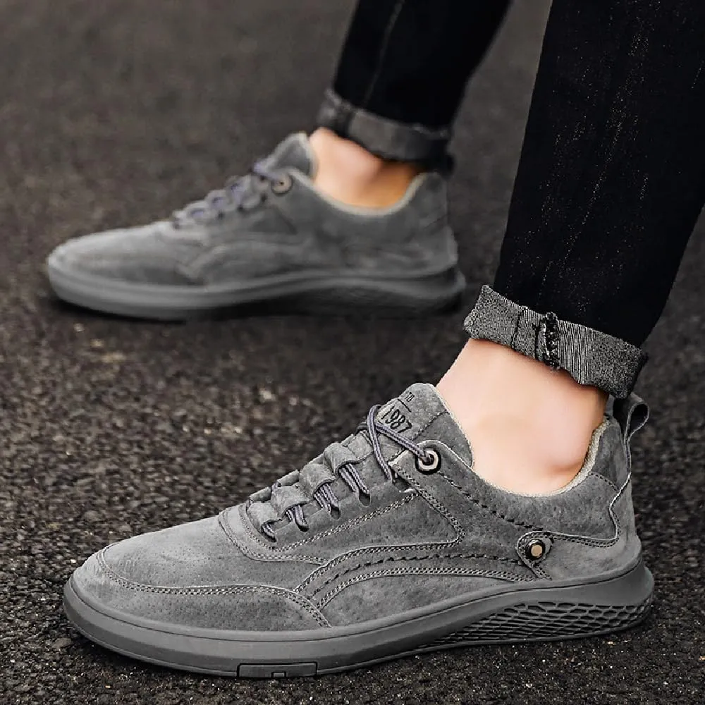 Asifn Mens Casual Walking Shoes Breathable Soft Sneakers Lightweight Non-Slip Driving Shoes Fashion Work Shoes