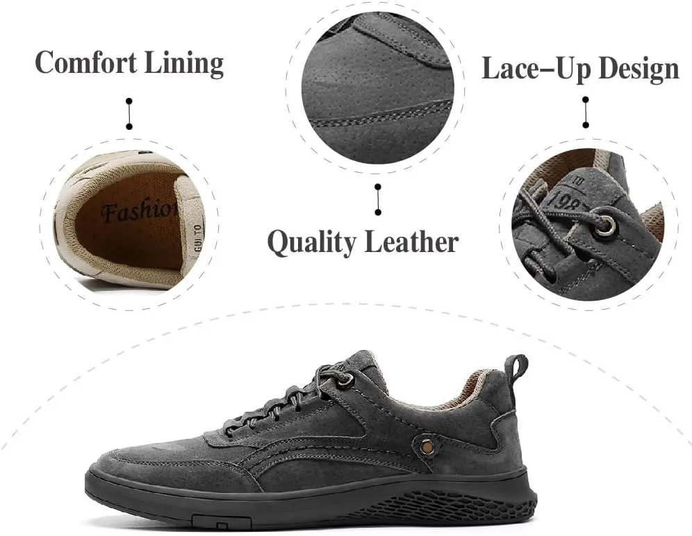 Asifn Mens Casual Walking Shoes Breathable Soft Sneakers Lightweight Non-Slip Driving Shoes Fashion Work Shoes