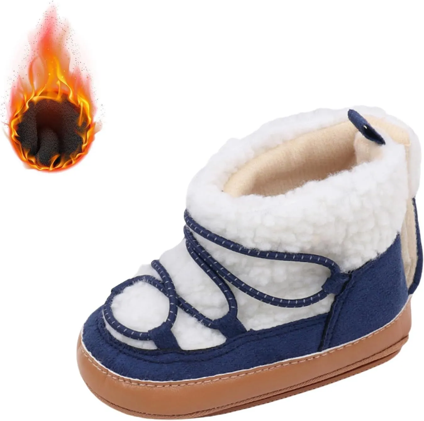 Baby Girls And Boys Soft Soles Slip-Resistant Cr Boots For Infant And Toddler Baby Snow Boots Baby Winter Boots
