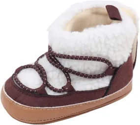 Baby Girls And Boys Soft Soles Slip-Resistant Cr Boots For Infant And Toddler Baby Snow Boots Baby Winter Boots