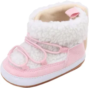 Baby Girls And Boys Soft Soles Slip-Resistant Cr Boots For Infant And Toddler Baby Snow Boots Baby Winter Boots