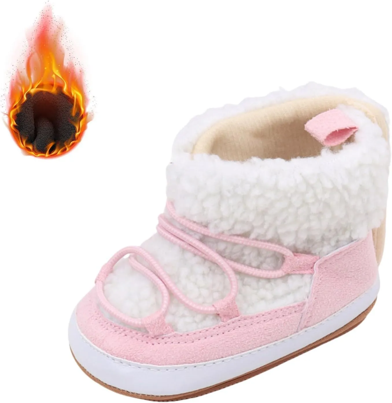 Baby Girls And Boys Soft Soles Slip-Resistant Cr Boots For Infant And Toddler Baby Snow Boots Baby Winter Boots