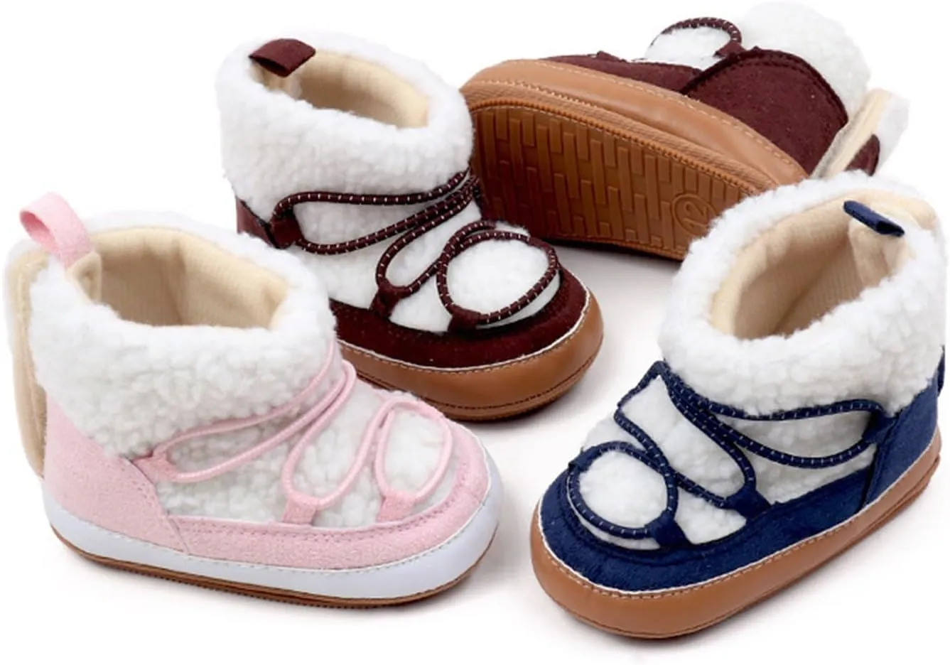 Baby Girls And Boys Soft Soles Slip-Resistant Cr Boots For Infant And Toddler Baby Snow Boots Baby Winter Boots