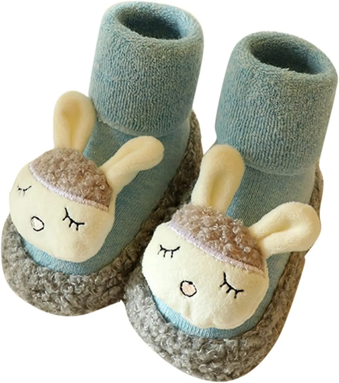 Baby Non Slip Warm Sock Shoes Autumn Winter Cute Toddler Walking Shoes Boys Girls Flat Bottom Comfortable Shoes
