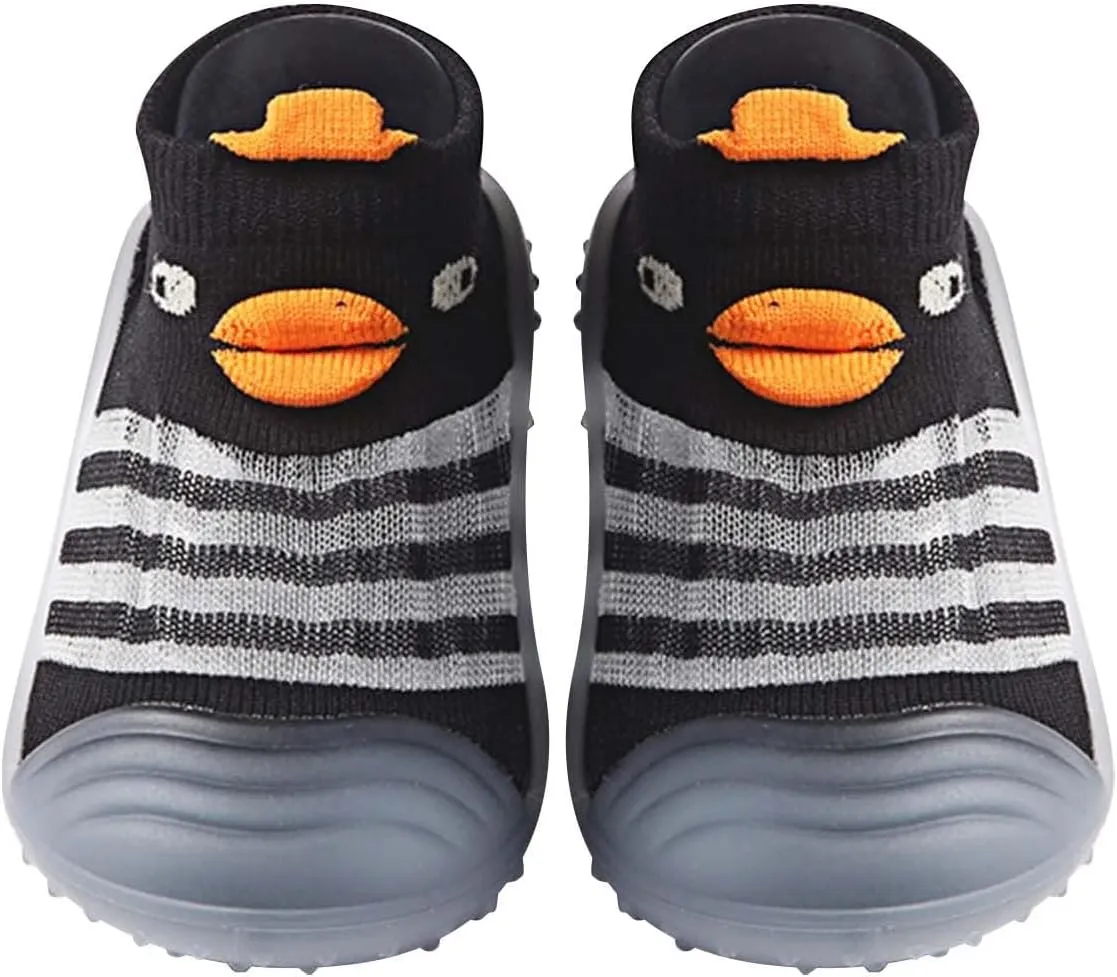 Baby Shoes 18to24 Months Boys Toddler Infant Baby Girls Boys Cute Knitted Breathable Shoes Toddlers Shoes Size 6 Boys (Black, 4.5 Infant)