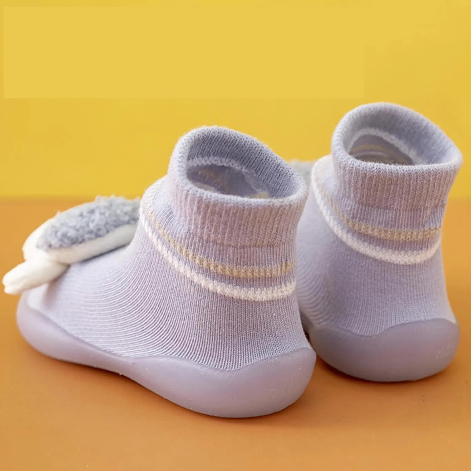 Baby Shoes First Walking Shoes Toddler Boys Girls Non Slip Rubber Sole Cute Slippers For Infant Indoor Sock Shoes