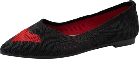 Ballerina Flats for Work Women Flat Shoes Slip On Comfortable Walking Ballerina Shoes Cute Classic Softable Low Wedge