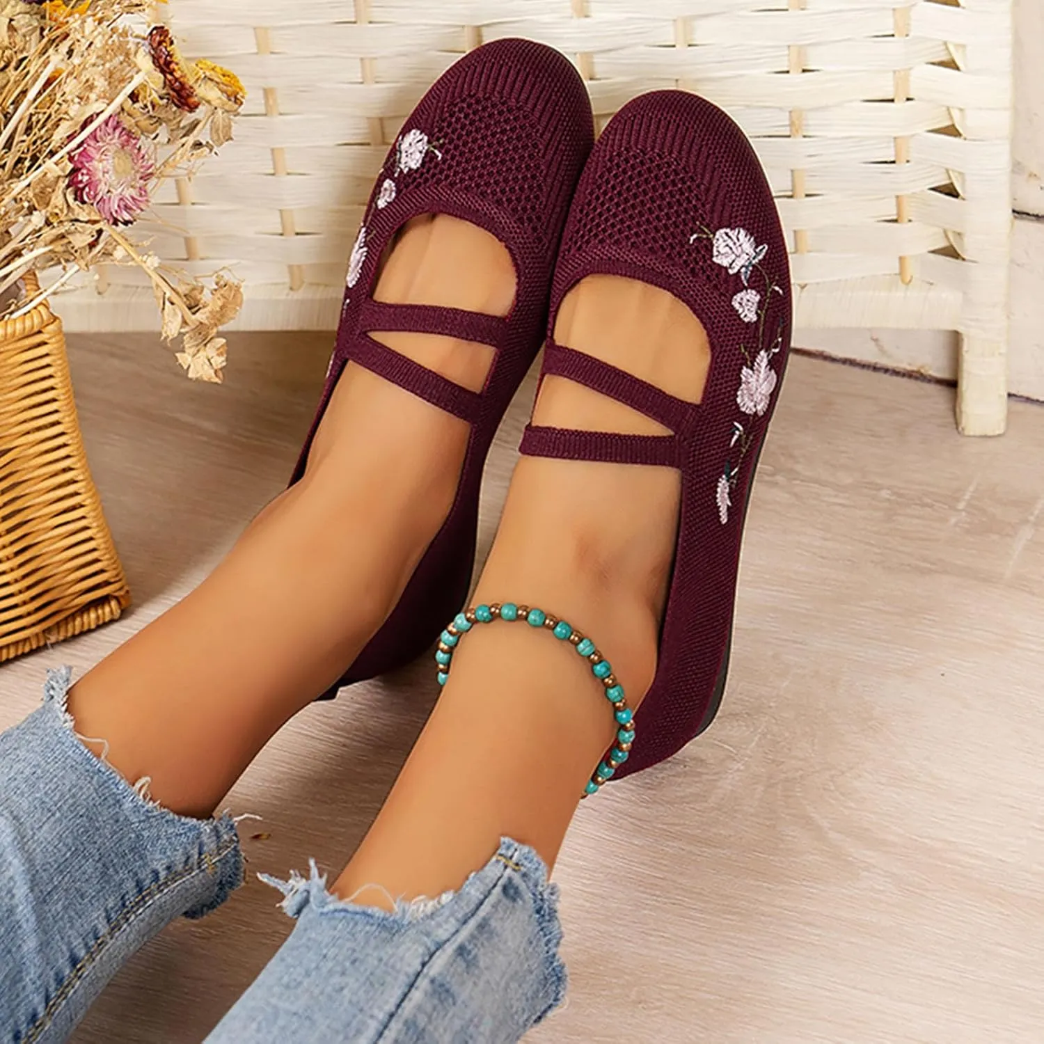 Ballet Comfortable Dressy Slip On Flat Women Flat Shoes Slip On Comfortable Walking Ballerina Ballet Flats