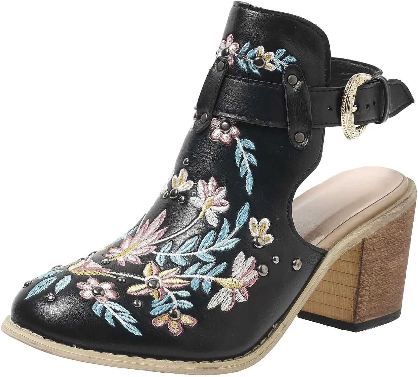 Block Heels Prom Heeled Sandals for Women Heels for Women Open Toe Ankle Strap Stylish Heeled Sandals