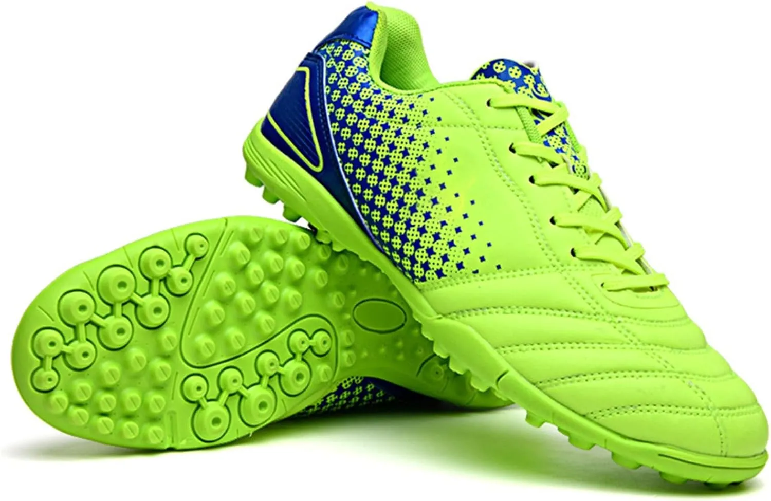 Boys Girls Soccer Cleats Kids Football Shoes High Top Training Youth Football Cleats Outdoor Athletes Shoes