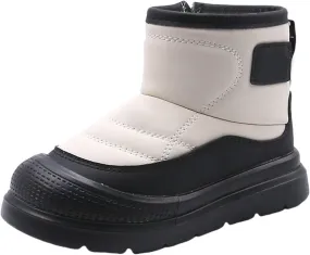 Boys Girls Winter Fr Lined Snow Boots Water Proof Unisex Child Plush Comfortable Non Slip Booties Child Snow Boots