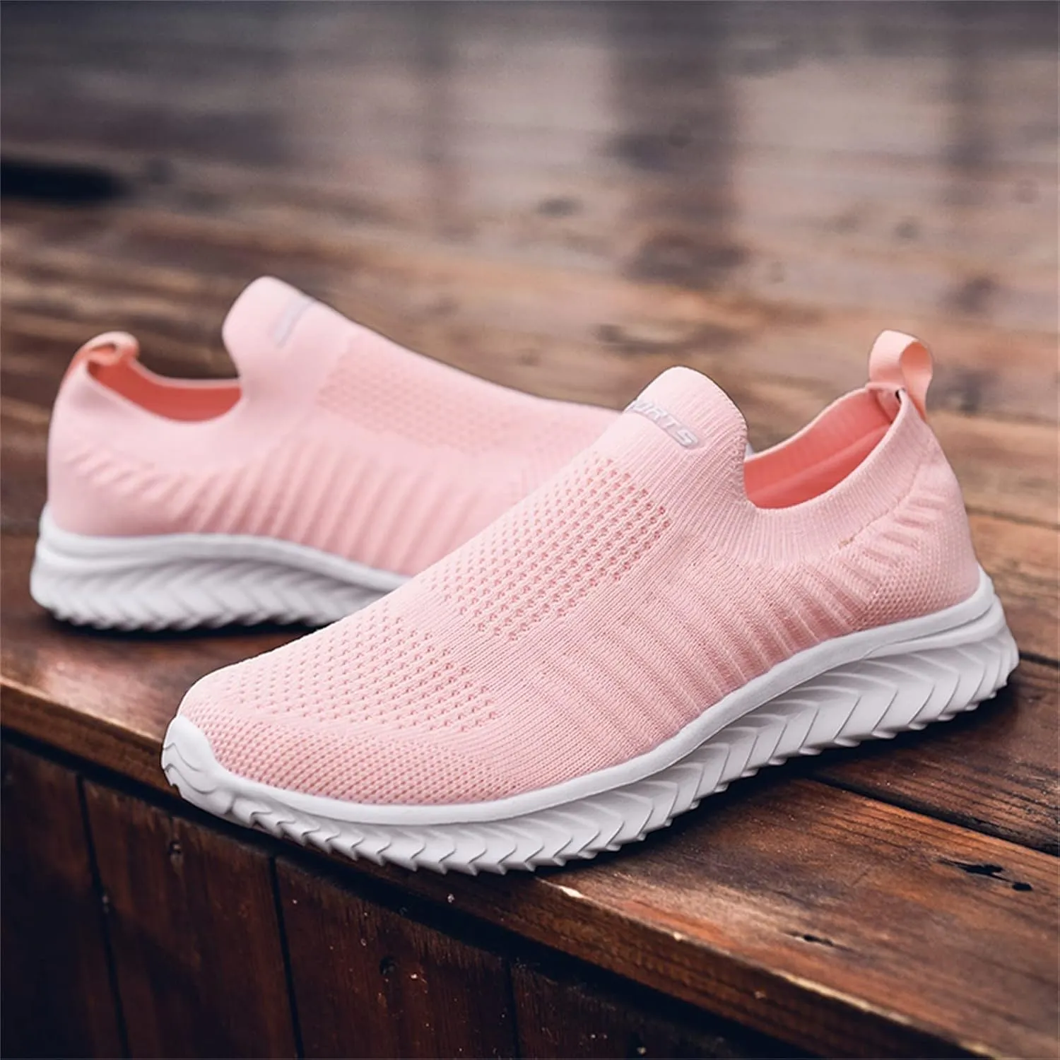 Breathable Slip on Sneakers for Women Breathable Zero Drop Adjustable Barefoot Shoes Lightweight Workout Shoe
