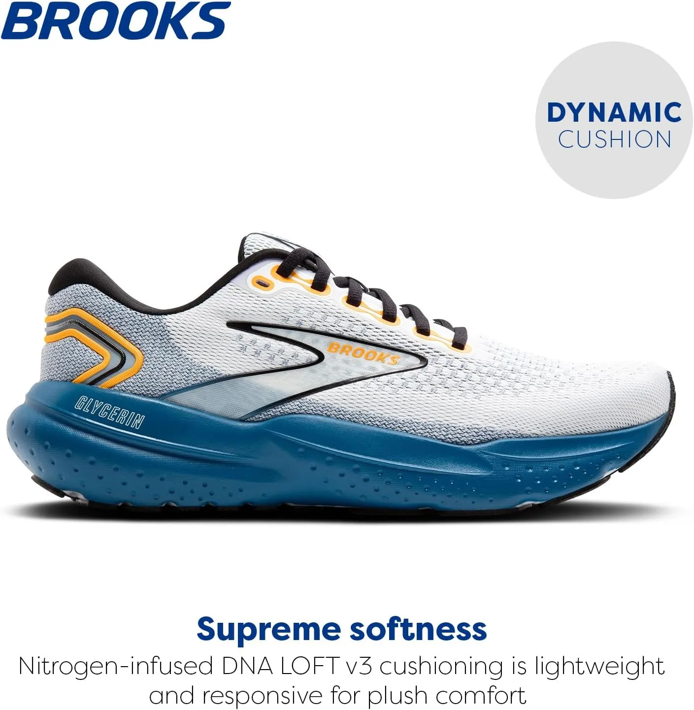 Brooks Mens Glycerin 21 Neutral Running Shoe