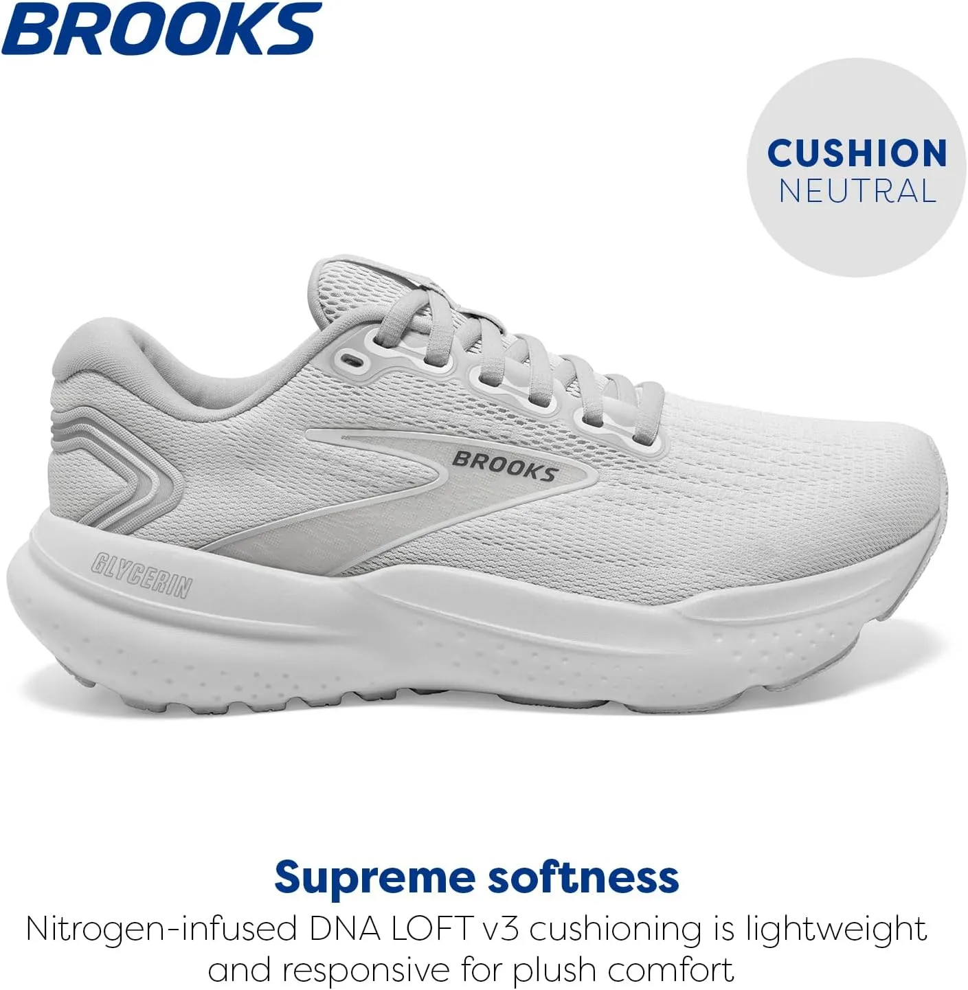 Brooks Mens Glycerin 21 Neutral Running Shoe