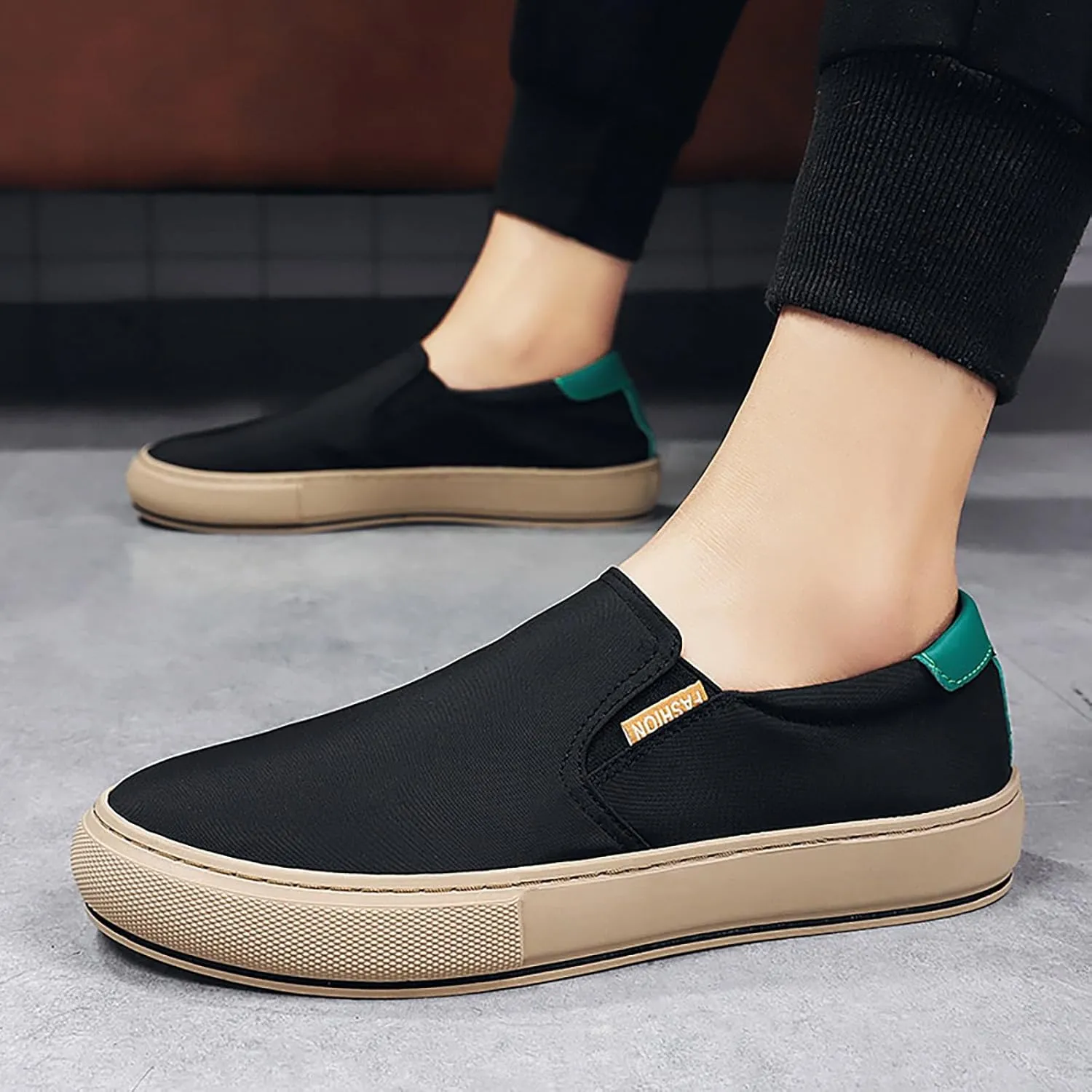 Canvas Summer Men's Shoes Korean Version of The Trend of Ice Cloth Breathable Board Shoes Men S Casual Dress Shoes Men's Sand