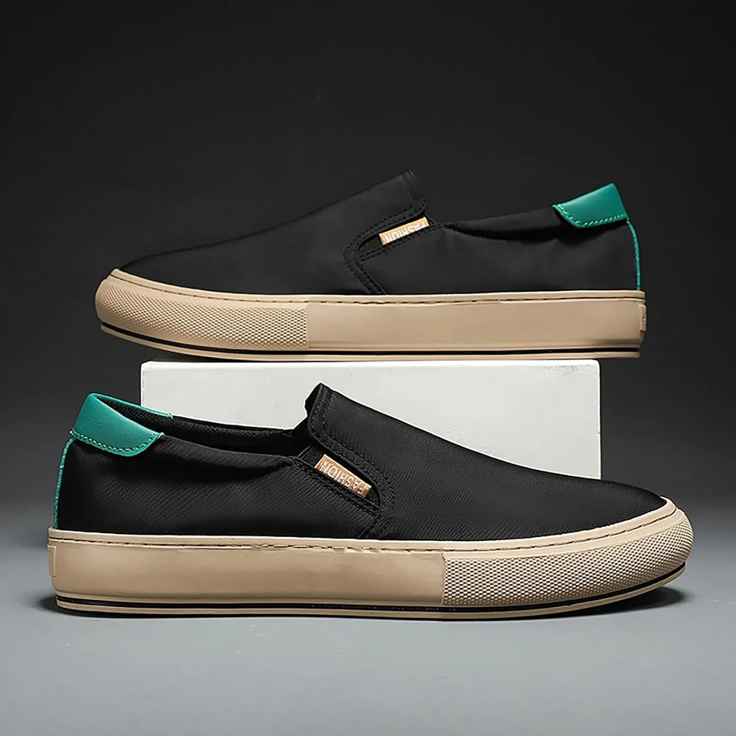 Canvas Summer Men's Shoes Korean Version of The Trend of Ice Cloth Breathable Board Shoes Men S Casual Dress Shoes Men's Sand