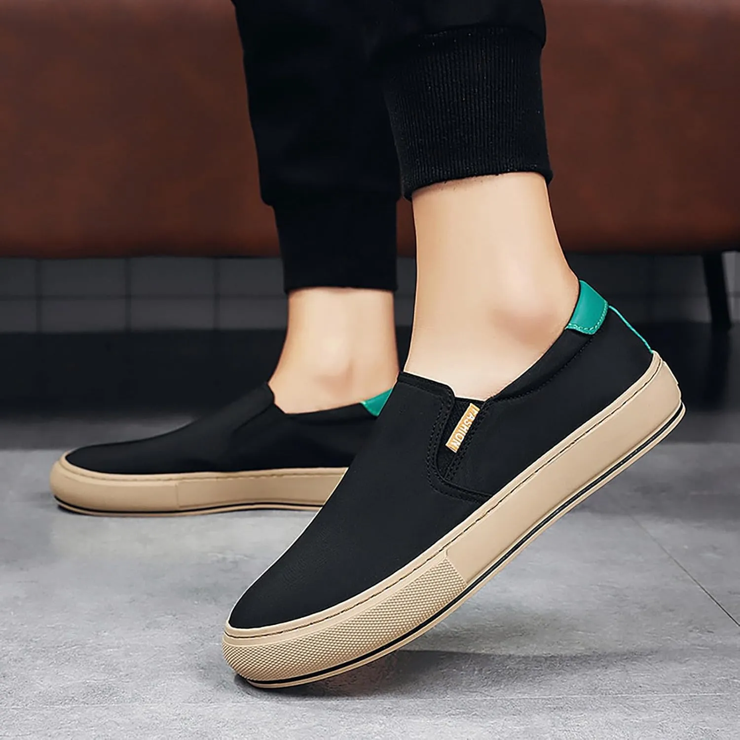 Canvas Summer Men's Shoes Korean Version of The Trend of Ice Cloth Breathable Board Shoes Men S Casual Dress Shoes Men's Sand