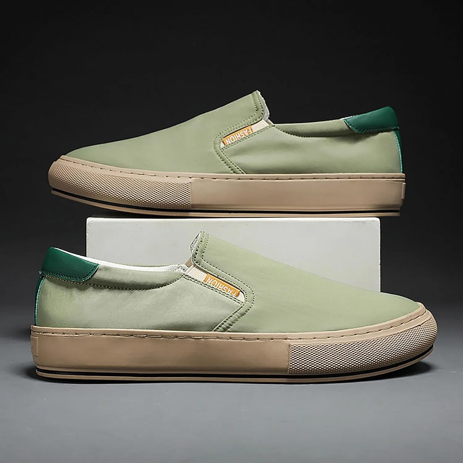 Canvas Summer Men's Shoes Korean Version of The Trend of Ice Cloth Breathable Board Shoes Men S Casual Dress Shoes Men's Sand