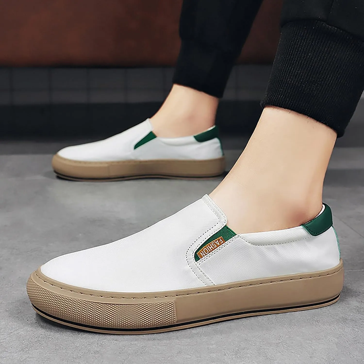 Canvas Summer Men's Shoes Korean Version of The Trend of Ice Cloth Breathable Board Shoes Men S Casual Dress Shoes Men's Sand