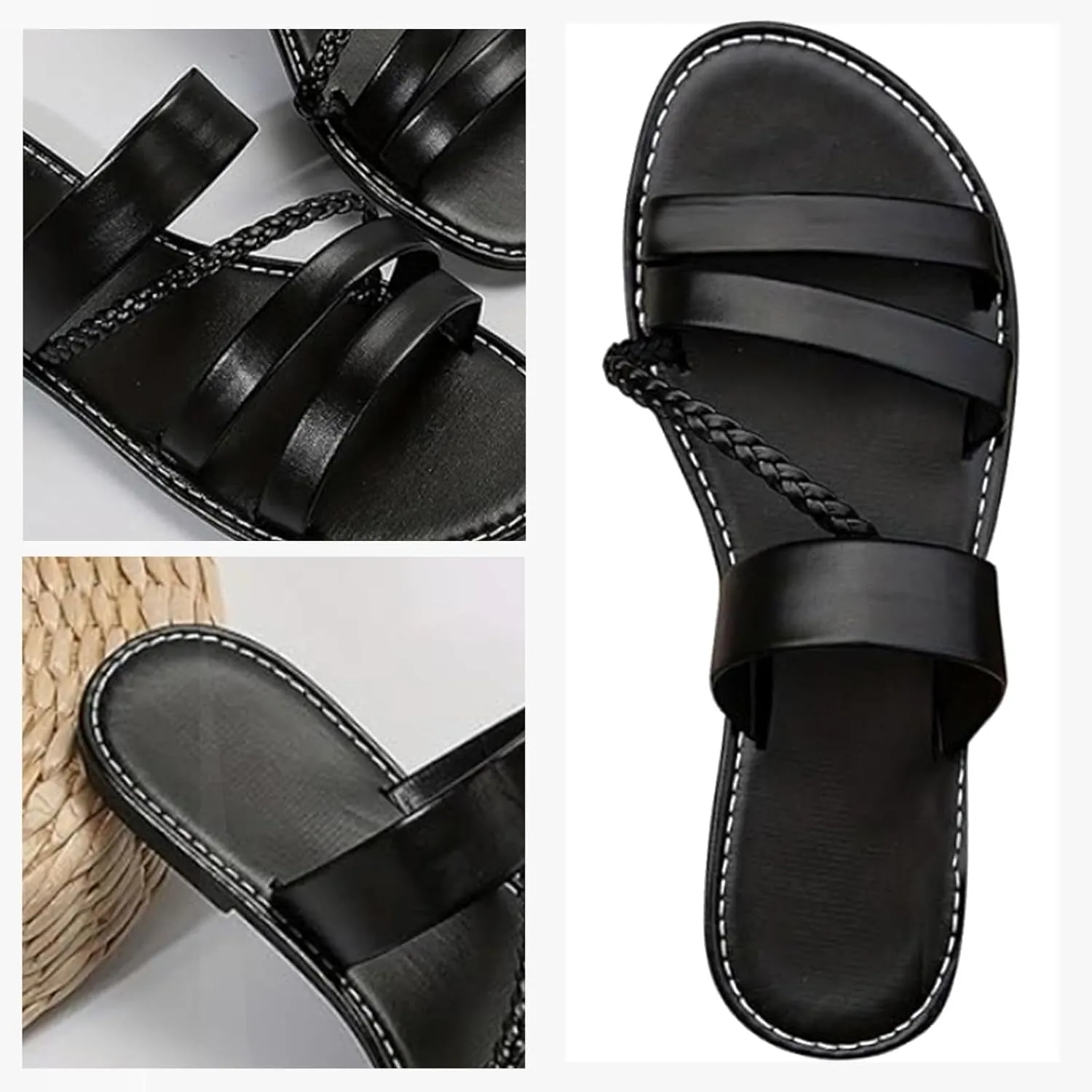 Casual Dress Women's Sandals 2025 Summer Home Household Indoor Slip Thick Soled PVC Women Slippers