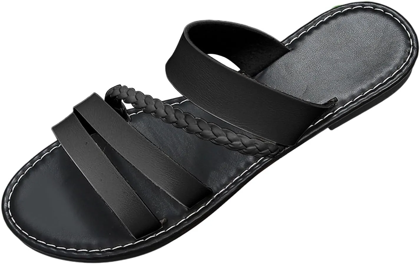 Casual Dress Women's Sandals 2025 Summer Home Household Indoor Slip Thick Soled PVC Women Slippers