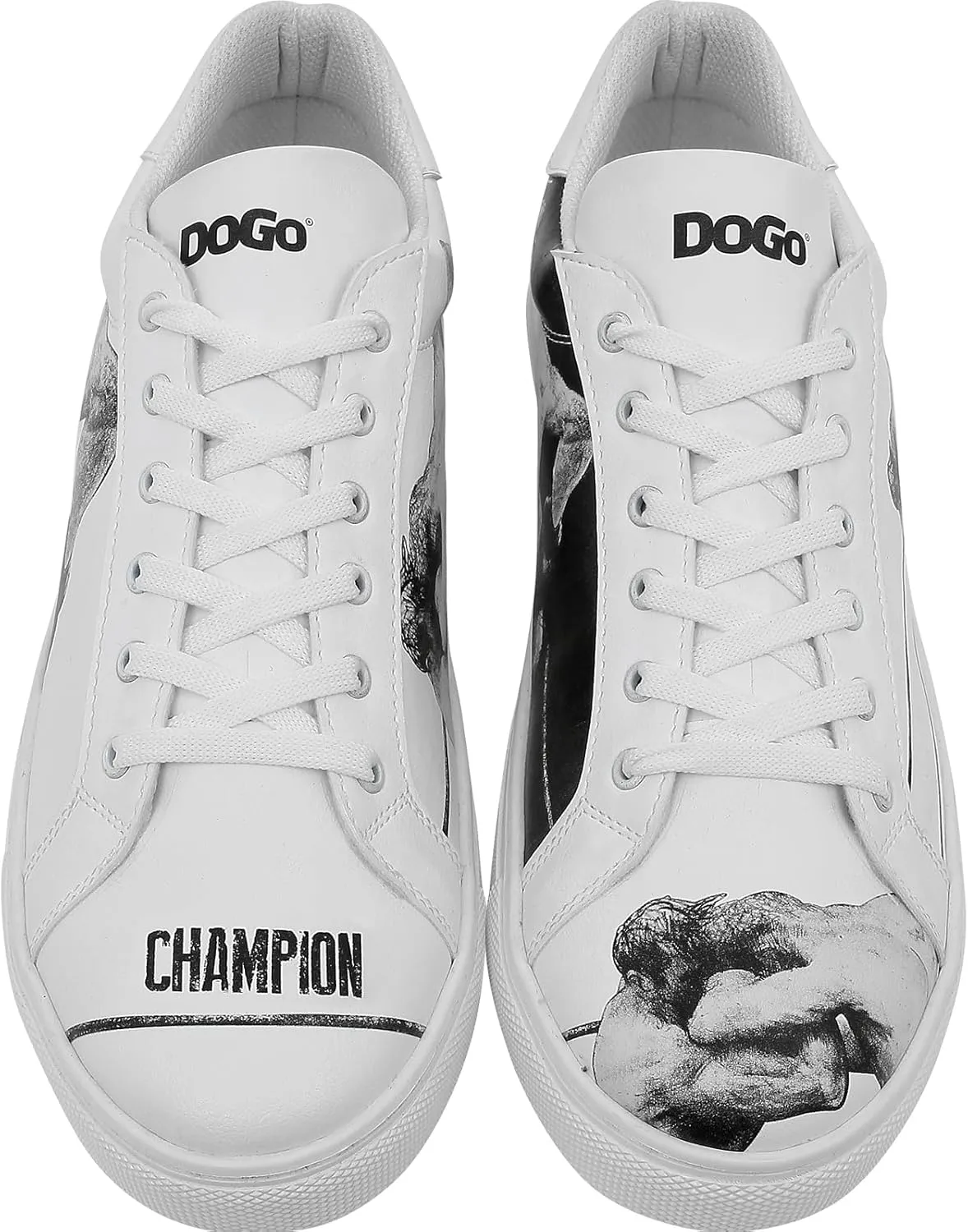 Casual Sneakers for Men - Vegan Leather and Unique Design Walking Sneakers for Men