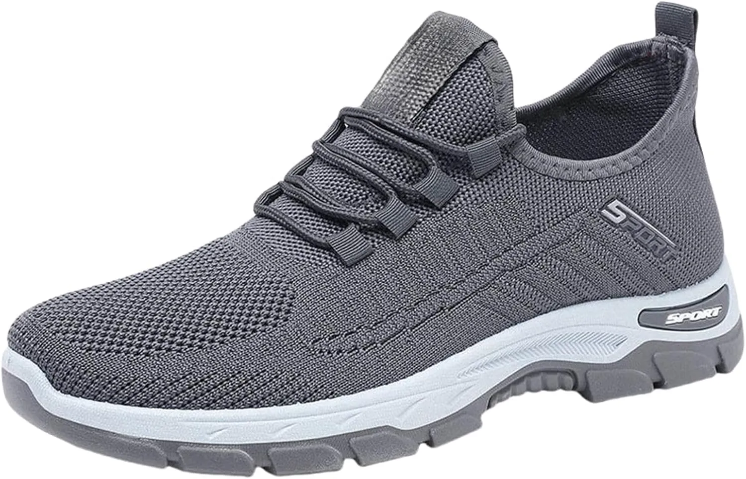 Casual Sneakers for Women Men Lightweight Breathable Mesh Fashion Sneakers Orthopedic Soft Arch Support Walking Shoes Comfortable Slip on Summer Workout Sport Work Tennis Shoes