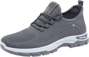 Casual Sneakers for Women Men Lightweight Breathable Mesh Fashion Sneakers Orthopedic Soft Arch Support Walking Shoes Comfortable Slip on Summer Workout Sport Work Tennis Shoes