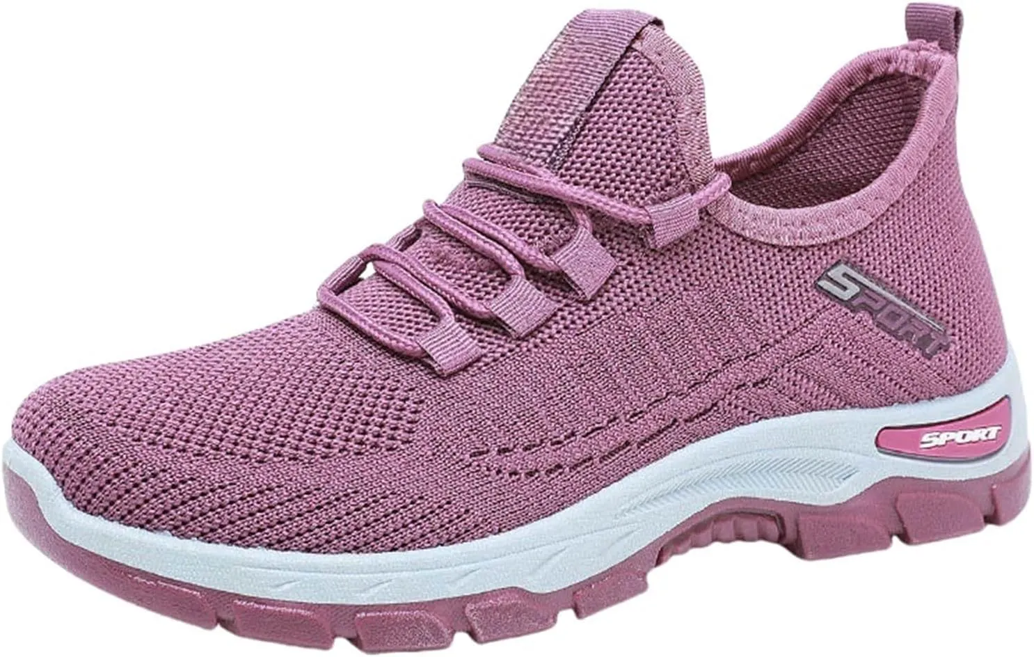 Casual Sneakers for Women Men Lightweight Breathable Mesh Fashion Sneakers Orthopedic Soft Arch Support Walking Shoes Comfortable Slip on Summer Workout Sport Work Tennis Shoes