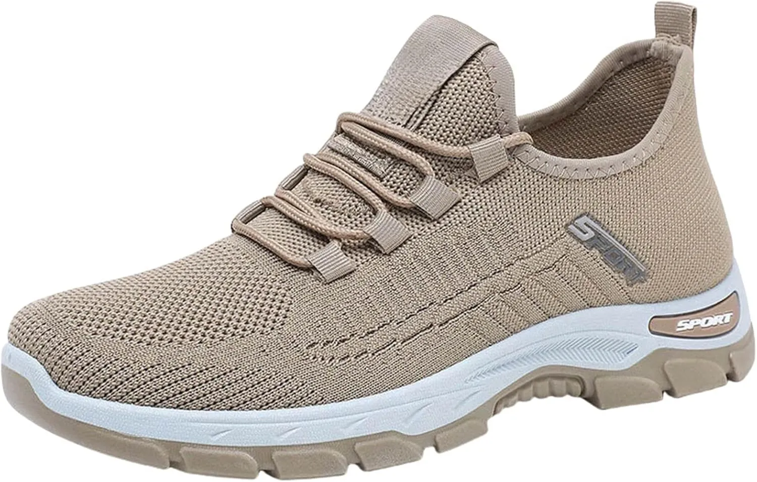 Casual Sneakers for Women Men Lightweight Breathable Mesh Fashion Sneakers Orthopedic Soft Arch Support Walking Shoes Comfortable Slip on Summer Workout Sport Work Tennis Shoes