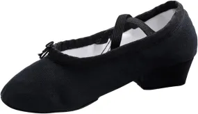Child Jazz Boots Split Sole Leather Canvas Dance Shoes for Girls Boys Casual Closed Toe Ballet Shoes Sandals