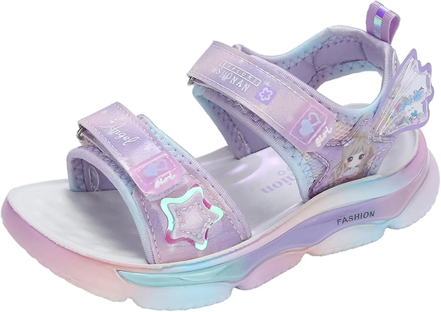 Children Shoes Comfortable Thick Soled Sandals Fashionable Open Toe Cute Cartoon Sandals Kids Slippers Slippers Toddler